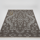 Patterned rug on a white background