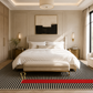 The Scarlet Stripe Rug