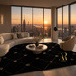 The Sultan’s Obsidian Throne Rug
