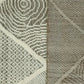 Close-up of textured fabric with geometric pattern