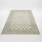 Patterned rug on a white background