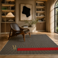 The Scarlet Stripe Rug