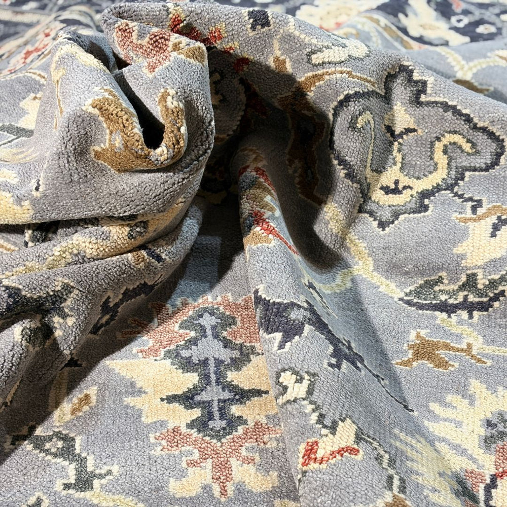 Close-up of patterned fabric with intricate design