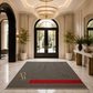 The Scarlet Stripe Rug