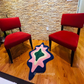 Colorful oyester rug in premium quality