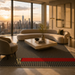 The Scarlet Stripe Rug