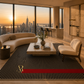 The Scarlet Stripe Rug