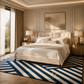 The Sapphire Maze Rug