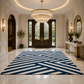 The Sapphire Maze Rug