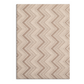 Rug with chevron pattern on a white background