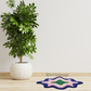 Dark and light color combination modern design rug