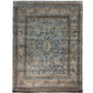 Decorative rug with intricate pattern on a plain background