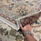 Ivory Garden Tabriz Rug