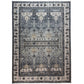 Decorative rug with geometric pattern on a white background