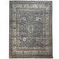Decorative rug with intricate patterns on a plain background