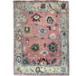 Decorative rug with intricate patterns on a white background
