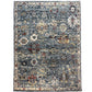 Decorative rug with intricate pattern on a white background