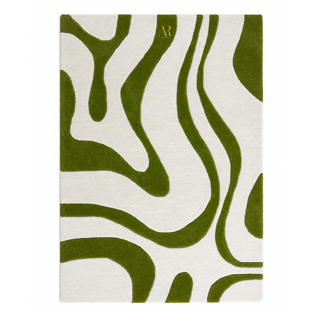 The Verdant Swirl Rug