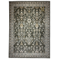 Decorative rug with intricate patterns on a white background