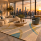 Golden Orbit Rug