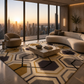 The Golden Hive Rug