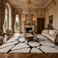 Wireframe Bloom Rug