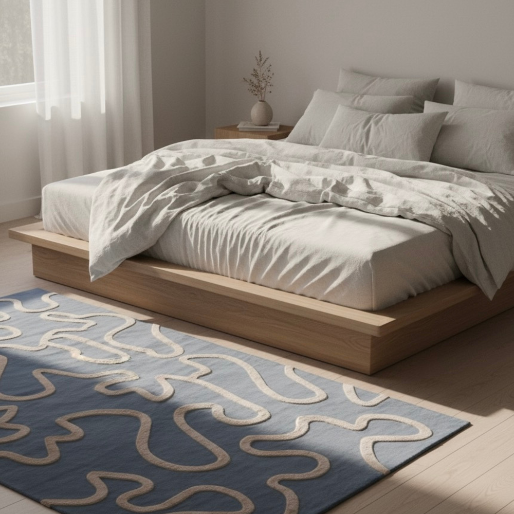 The Riverine Scribble Rug
