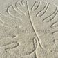 A close-up of a soft rug with delicate leaf 