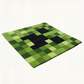 Gaming green knotted rug