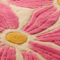 Raspberry Daisy Meadow Rug