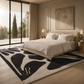 The Monochrome Flora Rug