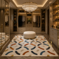 Geometric Symphony Rug