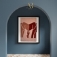 Elephant Love art Wall Hanging Rug by Artista Rugs
