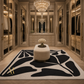 The Monochrome Flora Rug
