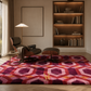 The Crimson Temple Rug