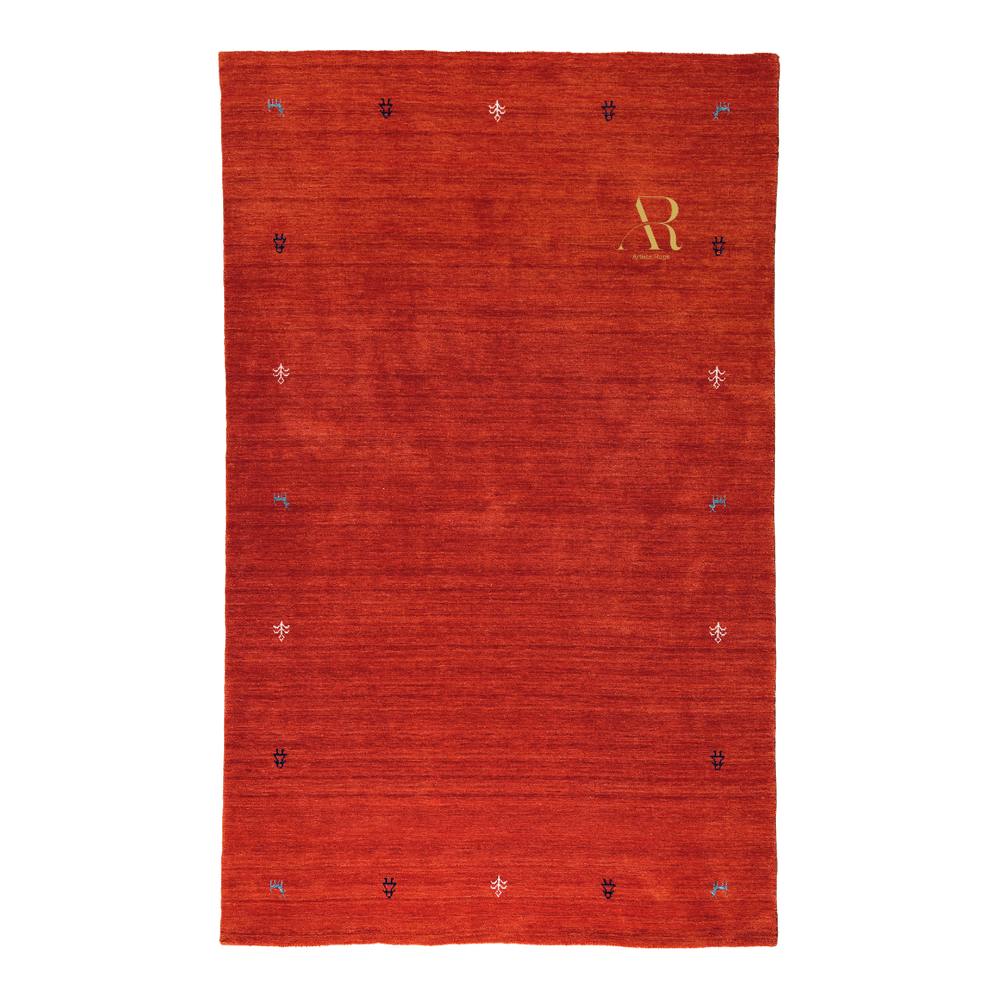 Terracotta Folk Rug