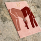 Elephant Love art Wall Hanging Rug by Artista Rugs
