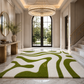 The Verdant Swirl Rug