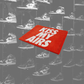 Kiss my airs red sneaker rug
