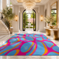 Magenta Flourish Rug