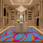 Magenta Flourish Rug