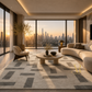 The Papyrus Grid Rug