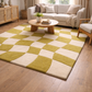 Lime Mirage Grid Rug
