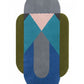 Colorful insole with geometric pattern on a white background
