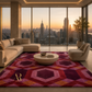 The Crimson Temple Rug