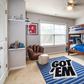 Sneaker rug for kids room,