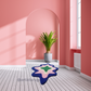 Colorful oyester rug