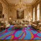 Magenta Flourish Rug