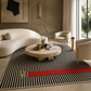 The Scarlet Stripe Rug