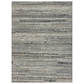 Textured gray area rug on a white background